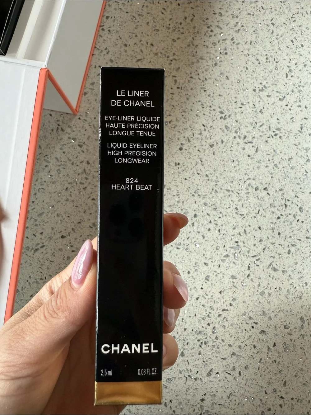CHANEL Makeup Takeaways Pouch - Coral Orange Accent
